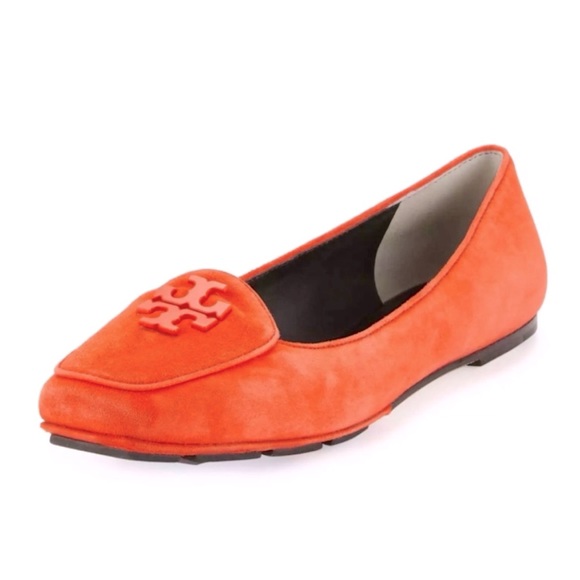 Tory Burch Women’s Fitz Suede Logo Loafers Size 6.5M - Picture 2 of 10